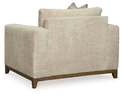 Oversized Chair In Solid Desert Fabric