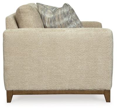 Oversized Chair In Solid Desert Fabric