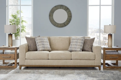 Sofa In Solid Desert Fabric
