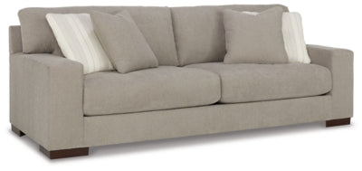Sofa In Solid Flax Fabric