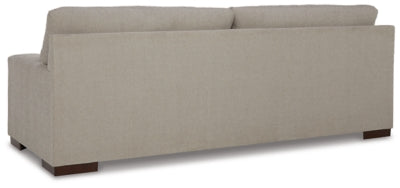 Sofa In Solid Flax Fabric