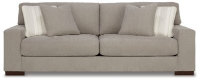 Sofa In Solid Flax Fabric