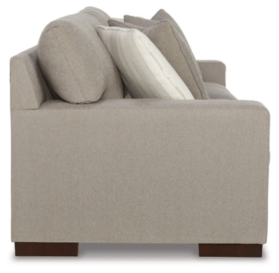 Sofa In Solid Flax Fabric
