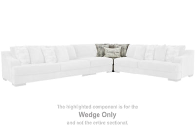 Wedge In Solid Smoke Fabric