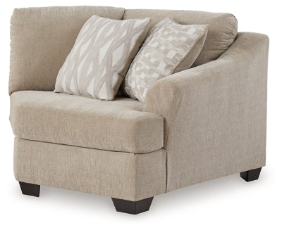 Right-Arm Facing Cuddler In Solid Cork Fabric
