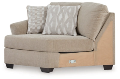 Left-Arm Facing Cuddler In Solid Cork Fabric