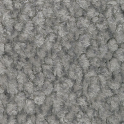 Ottoman With Storage In Solid Cement Fabric