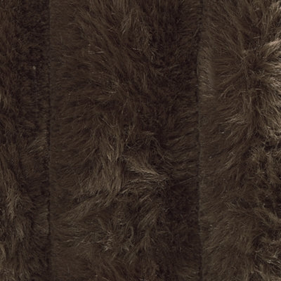 Loveseat In Solid Chocolate Fabric