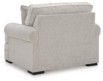 Oversized Chair In Solid Shadow Fabric
