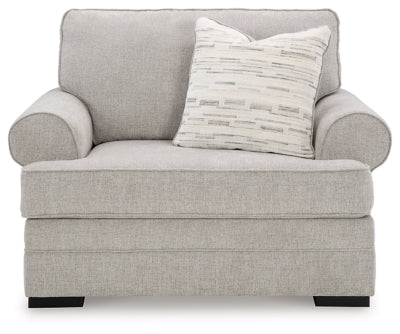Oversized Chair In Solid Shadow Fabric