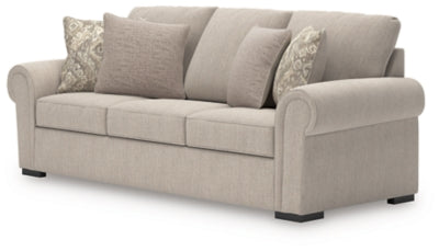Sofa In Solid Heather Fabric