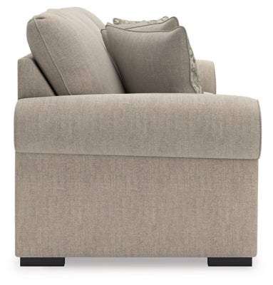 Sofa In Solid Heather Fabric