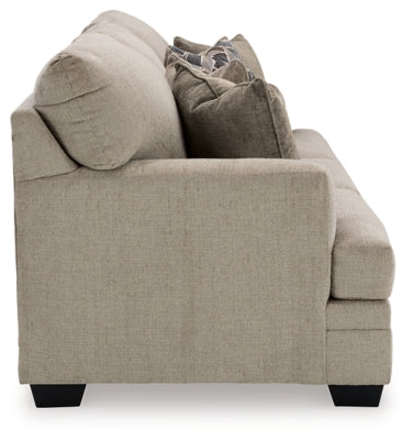 Queen Sofa Sleeper In Solid Taupe Fabric