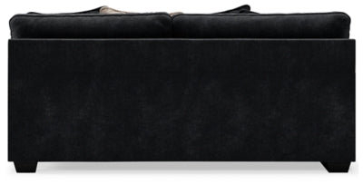 Left-Arm Facing Sofa In Solid Charcoal Fabric