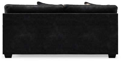 Right-Arm Facing Sofa In Solid Charcoal Fabric