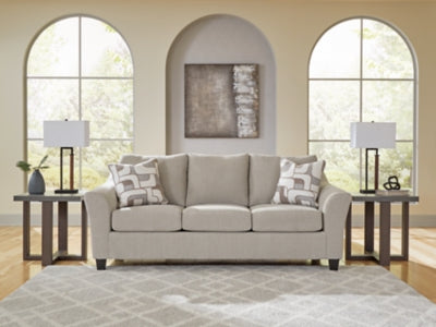Sofa In Solid Taupe Fabric
