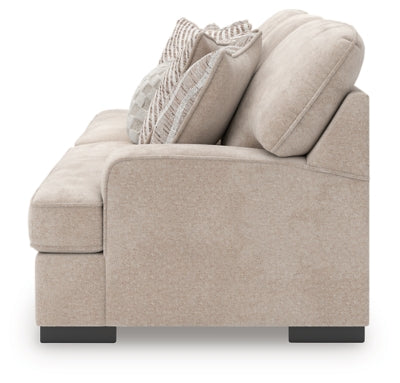 Sofa In Solid Taupe Fabric