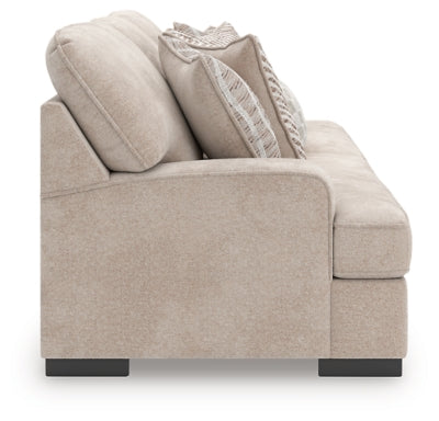 Sofa In Solid Taupe Fabric