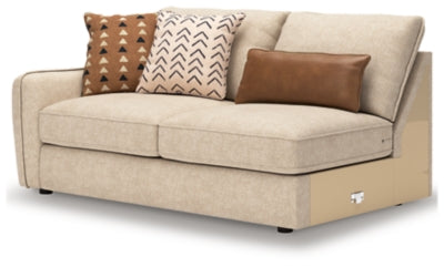 Left-Arm Facing Sofa In Solid Sand Fabric