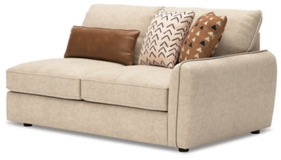 Right-Arm Facing Sofa In Solid Sand Fabric