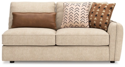 Right-Arm Facing Sofa In Solid Sand Fabric