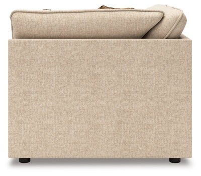 Wedge In Solid Sand Fabric