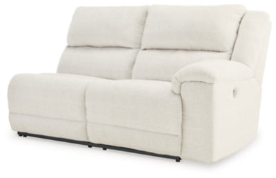 Right-Arm Facing Power Reclining Loveseat In Solid Linen Fabric