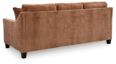 Sofa Chaise In Solid Clay Fabric