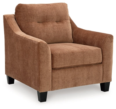 Chair In Solid Clay Fabric
