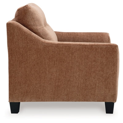 Chair In Solid Clay Fabric