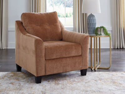 Chair In Solid Clay Fabric