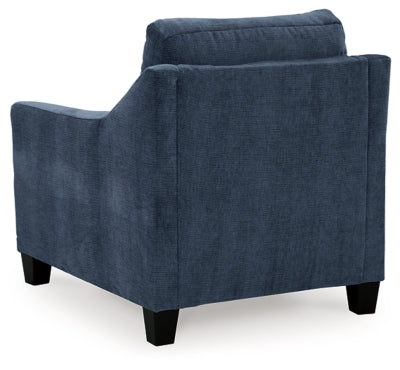 Chair In Solid Ink Fabric
