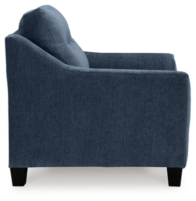Chair In Solid Ink Fabric