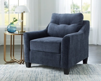 Chair In Solid Ink Fabric