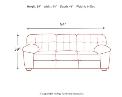Sofa In Solid Granite Fabric