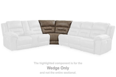 Wedge In Solid Fossil Fabric