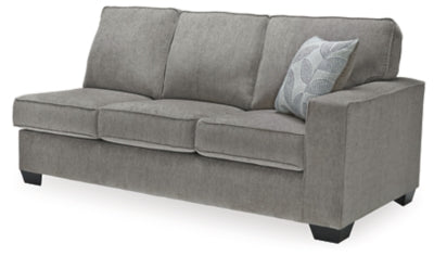 Right-Arm Facing Sofa In Solid Alloy Fabric