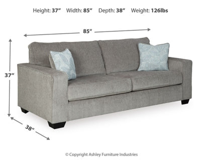 Sofa In Solid Alloy Fabric