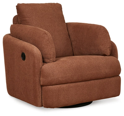 Swivel Glider Recliner In Solid Spice Performance Fabric;Next-Gen Nuvella™;Fabric