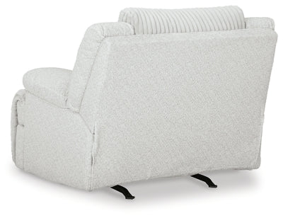 Recliner In Solid Alloy Fabric