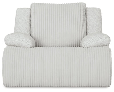 Recliner In Solid Alloy Fabric