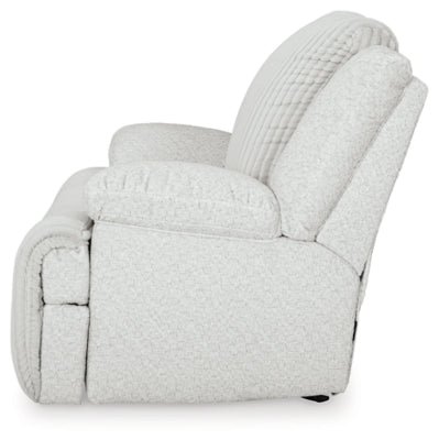 Recliner In Solid Alloy Fabric