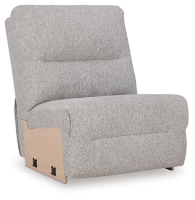 Armless Chair In Solid Pewter Next-Gen Nuvella™;Fabric;Performance Fabric