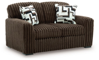 Loveseat In Chocolate