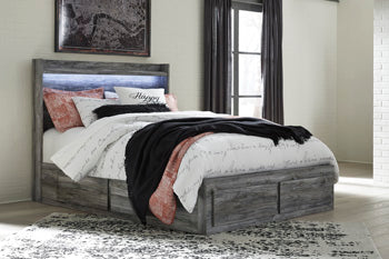 Baystorm Queen Panel Bed with 6 Storage Drawers