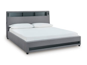 Verishaw King/California King Upholstered Headboard/Footboard/Roll Slats