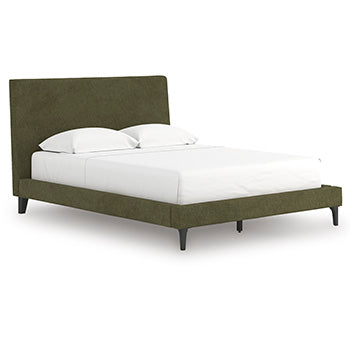 Chirason Queen Upholstered Bed with Roll Slats