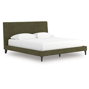 Chirason King Upholstered Bed with Roll Slats