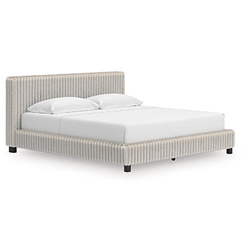 Zuraleus King/California King Upholstered Headboard/Footboard/Roll Slats