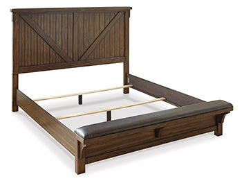 Lakeleigh King/California King Upholstered Bench Footboard